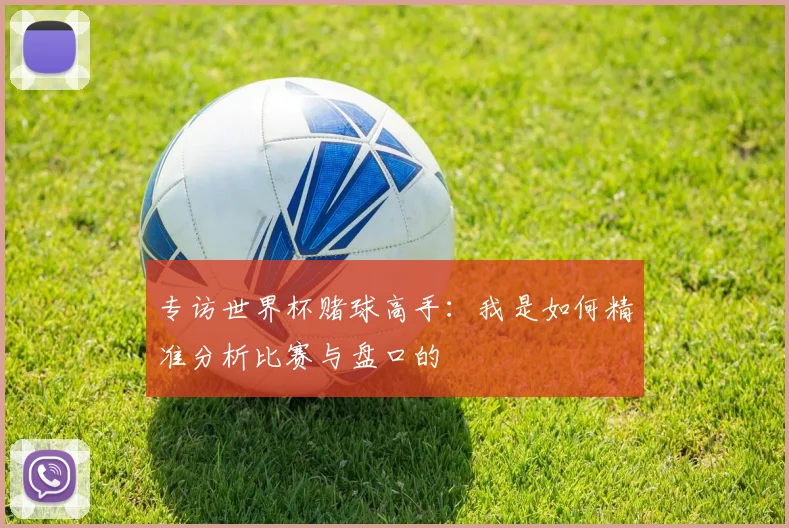 专访世界杯赌球高手：我是如何精准分析比赛与盘口的